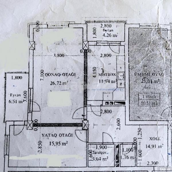 Satılır 2 otaqlı Bina evi menzil (Yeni tikili), 84 m², 10-cu mikrorayon — Mənzil, Sumqayıt (8)