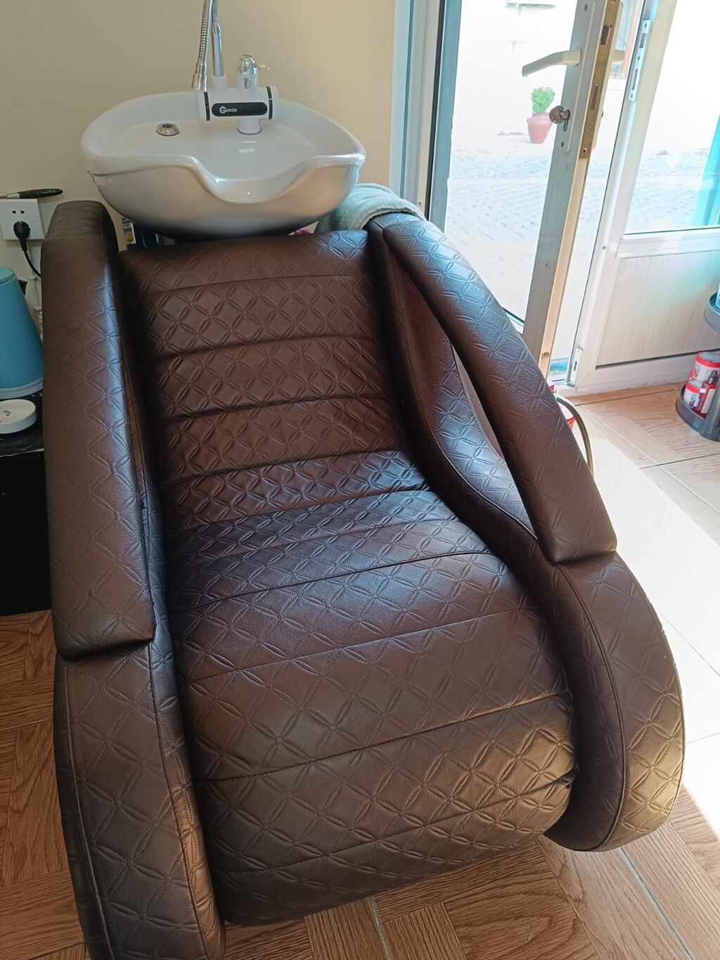 Salon üçün saç yuma kreslosu və çanaq dəsti - Rahat, geniş dizaynlı — Salon mebeli, Digah (6)