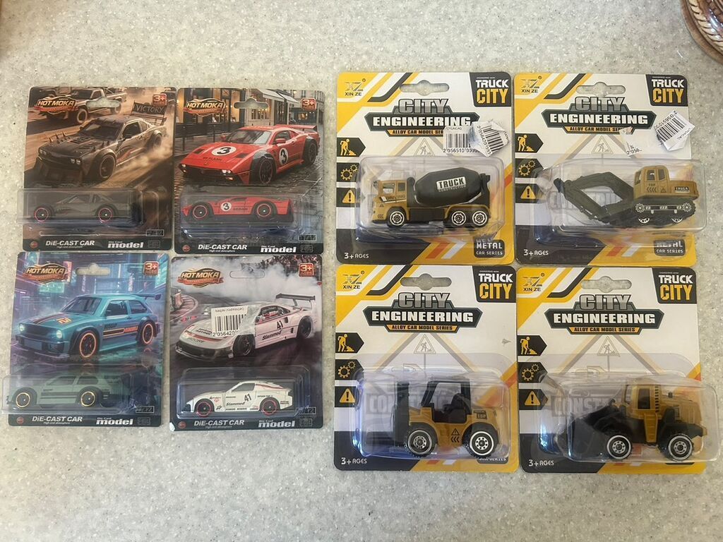 Uşaq oyuncaq maşınları – die-cast kolleksiya seti Məhsul: - 8 ədəd — Oyuncaq nəqliyyatı, Bakı (4)
