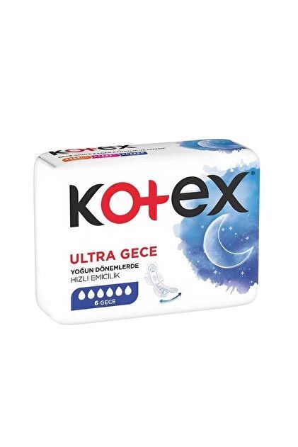 Gigiyenik bezlər Kotex Gece, 6 ədəd — Bakı