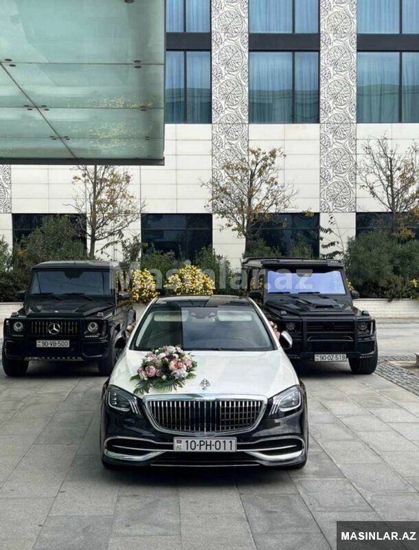 Mercedes Brabus 6.3 S class 2018, 2018 il 99-LH-649 — Minik avtomobili icarəsi, Bakı (7)
