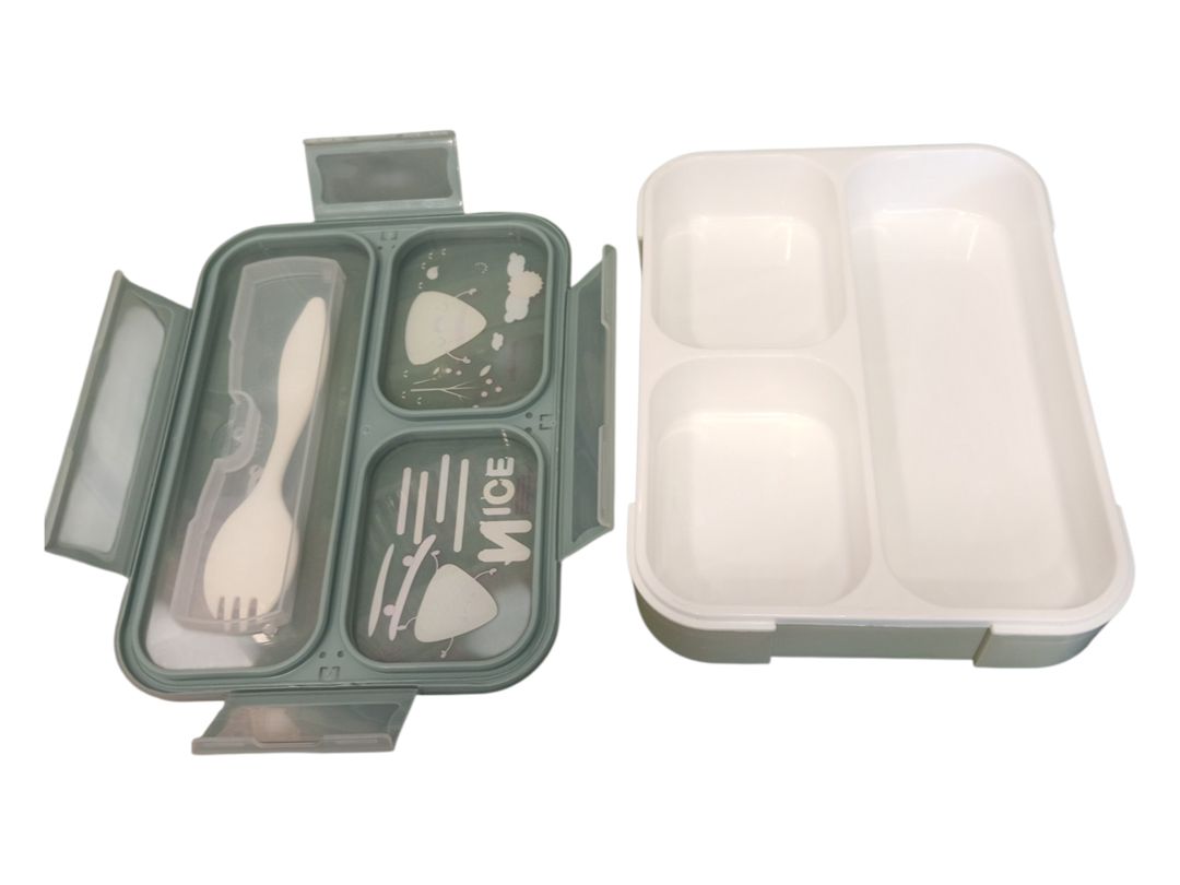 Lanç-boks Nice Food, 1 l, plastik/allüminium, yaşıl — Mallar, Bakı (2)