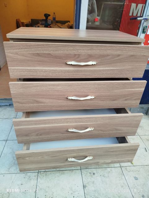 Mebel çekmecə komodu - Material: ağac teksturalı laminat MDF-lam — Mehdiabad
