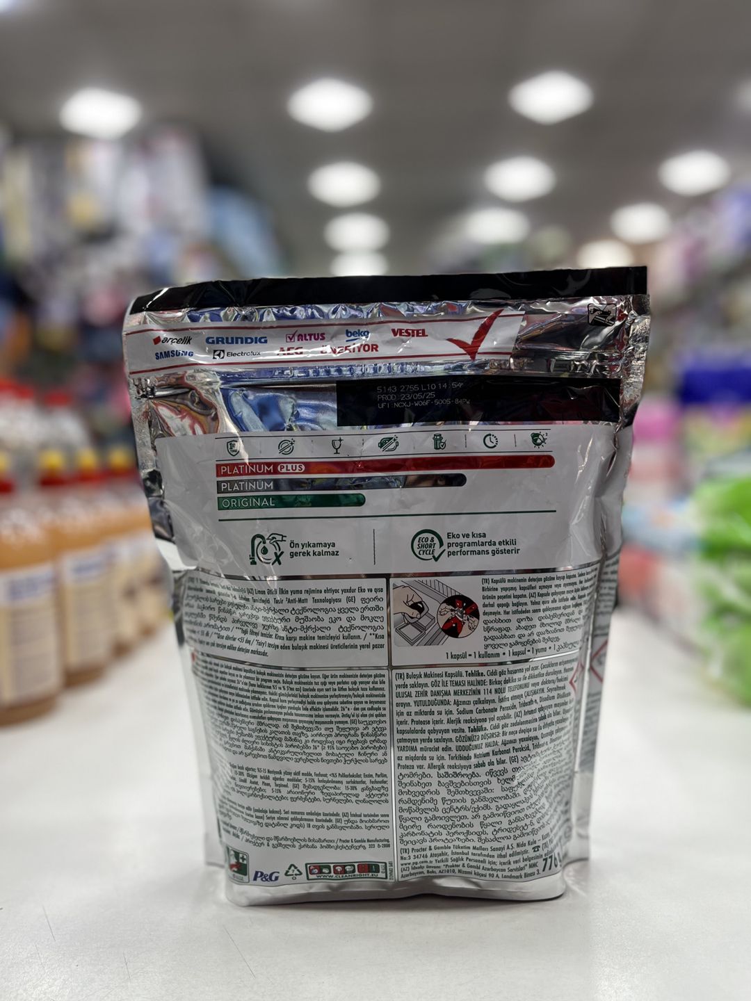 Qabyuyan maşın üçün kapsullar Fairy Platnium Plus, 50 əd — Mallar, Bakı (3)