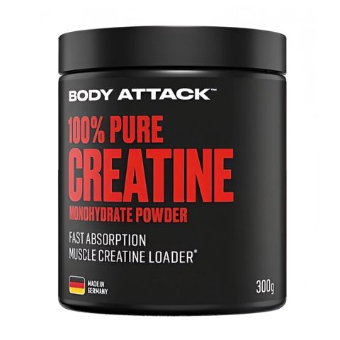 Kreatin Body Attack, 100 Pure Creatine Monohydrate Powder, monohidrat, toz, dadsız, 73 porsiya — Bakı