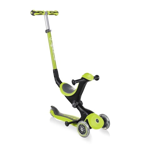 Samokat Globber Go Up Deluxe Play Lights, yaşıl, qatlanan — Bakı