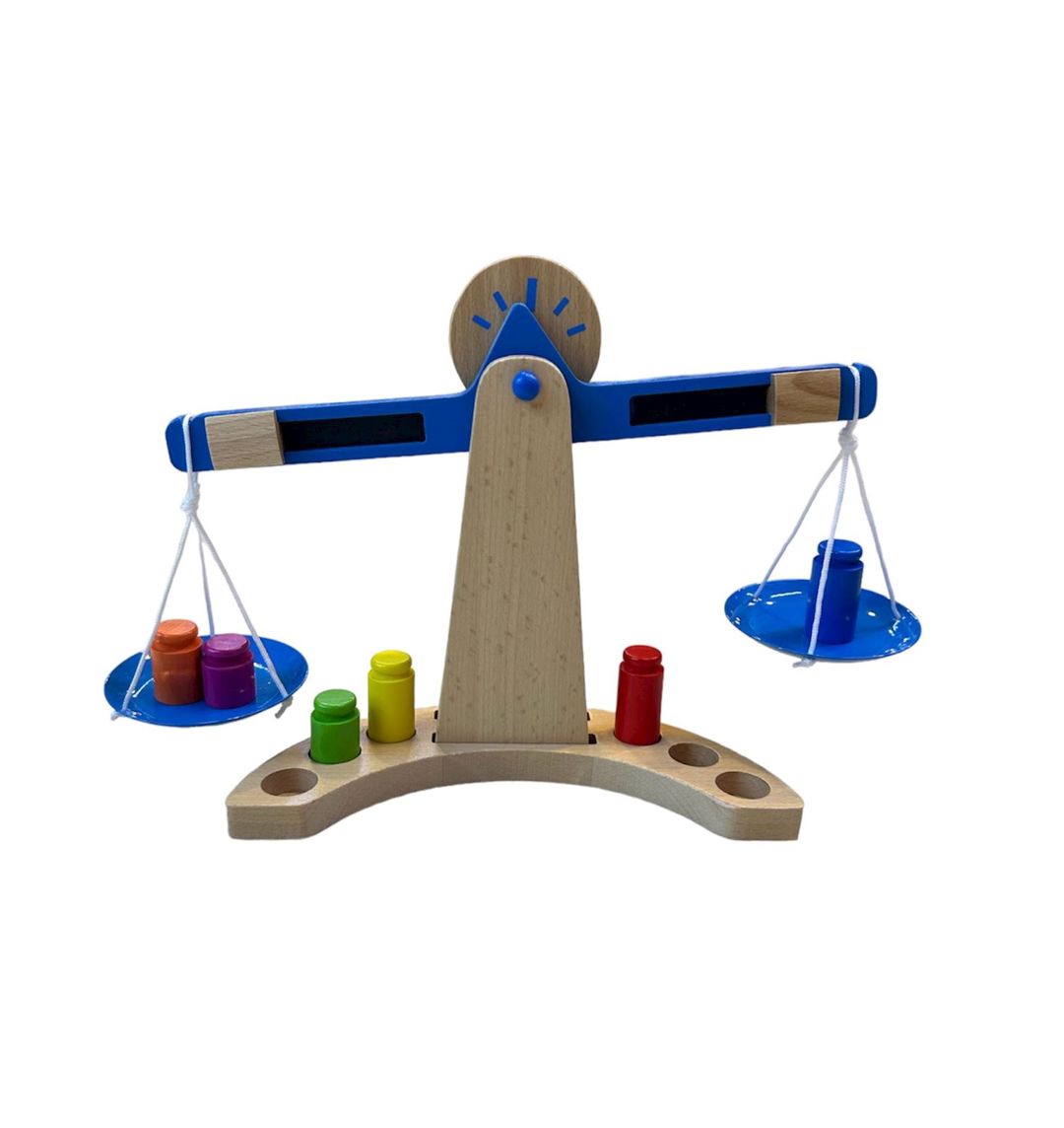 İnkişaf etdirən oyun 02-59TT tərəzi, Montessori, 36+ ay, taxta — Mallar, Bakı