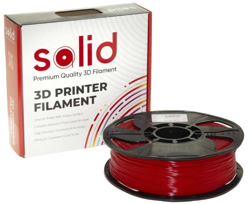 Solid Filament Petg Qırmızı – 1 kq 3D basqılarınızda peşəkar — İstehlak malları və aksesuarlar, Bakı (2)
