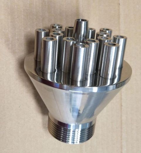 Fontan başlığı Aısı 304 DN 40 1 1/2 düym Ø50 mm BSZ2131 paslanmayan polad — Bakı