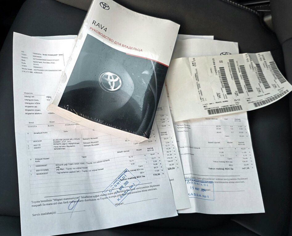 Toyota RAV4, 2.0 L, 2022 il, 34 900 km — Avtomobillər, Bakı (5)