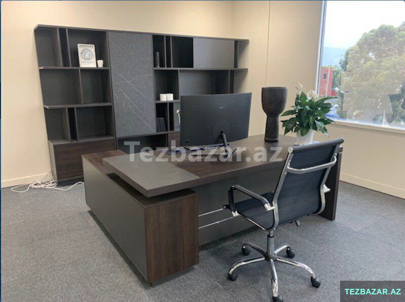 Ofis masası — Ofis mebeli, Bakı (5)
