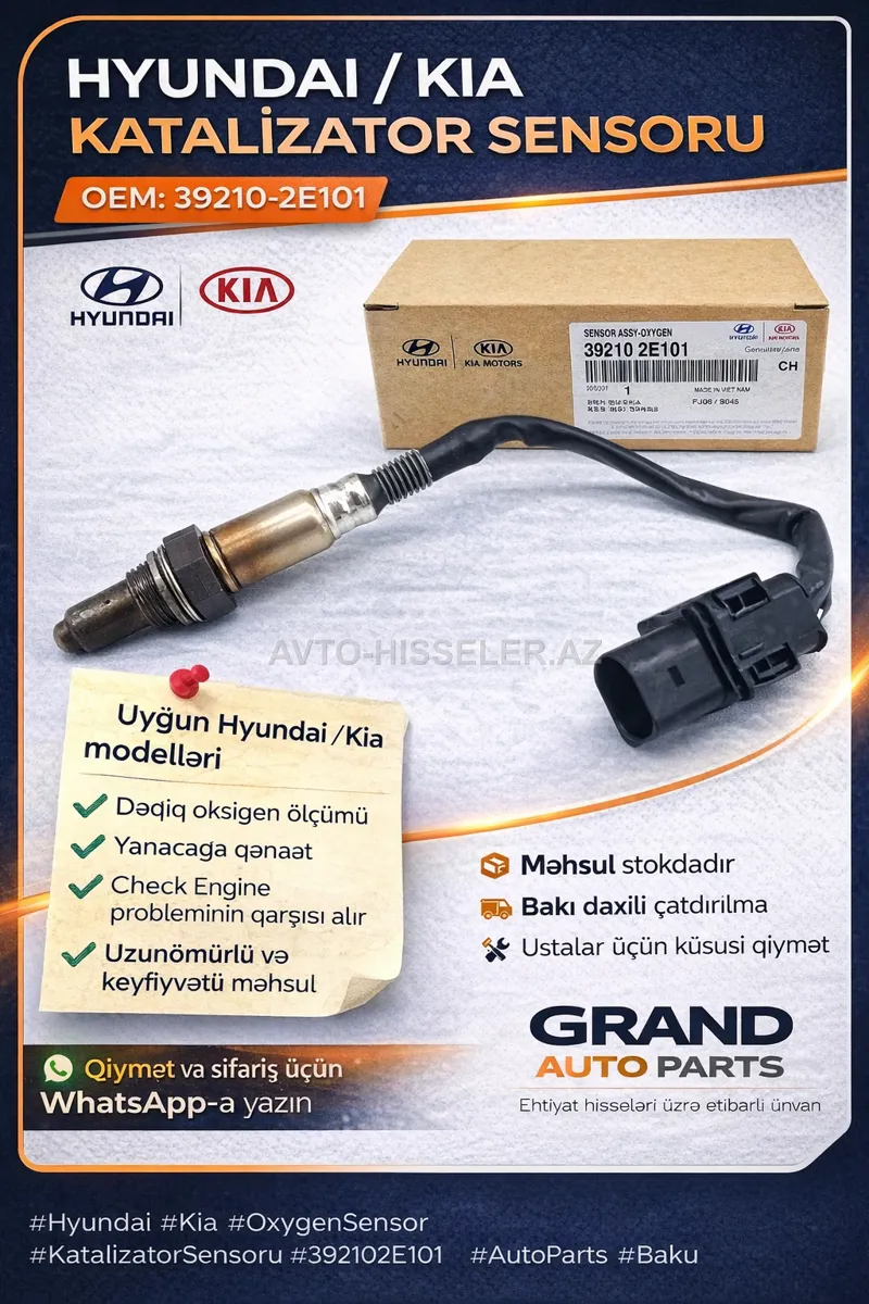 Hyundai Kia katalizator sensoru — Bakı