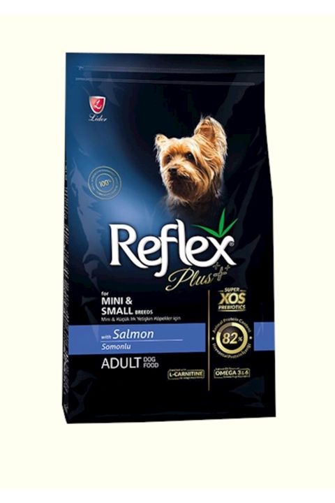 Quru yem Reflex, xırda cinsli yetkin itlər üçün, qızılbalıq ilə, 1 kq — Bakı