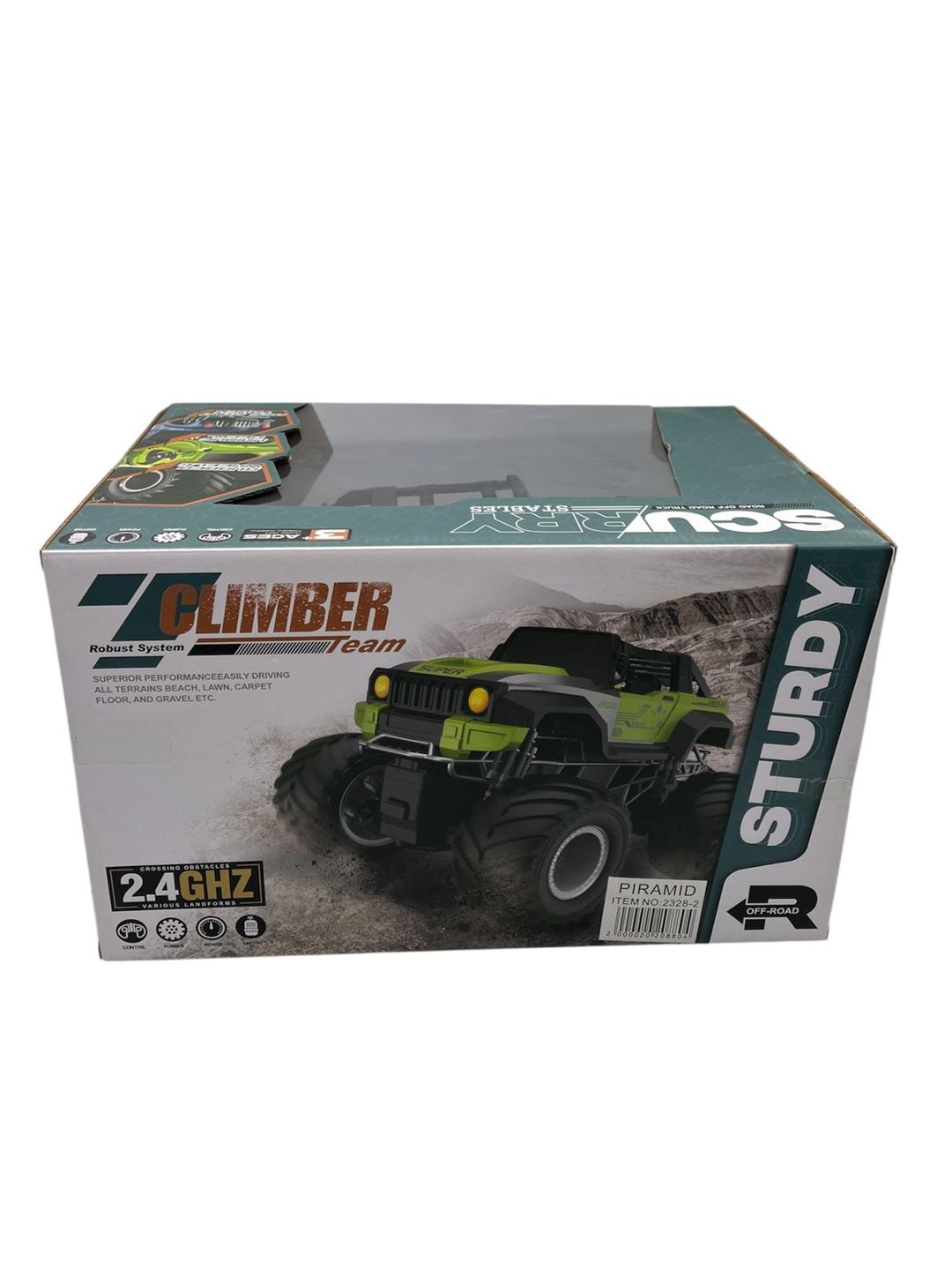 Radio ilə idarə edilən maşın RC Monster Truck, plastik, yaşıl, 3 yaş — Mallar, Bakı (2)