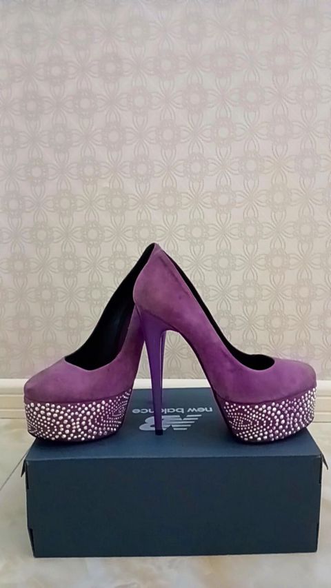 Tuflilər, Ölçü: 37, rəng - Bənövşəyi, İşlənmiş — Bakı