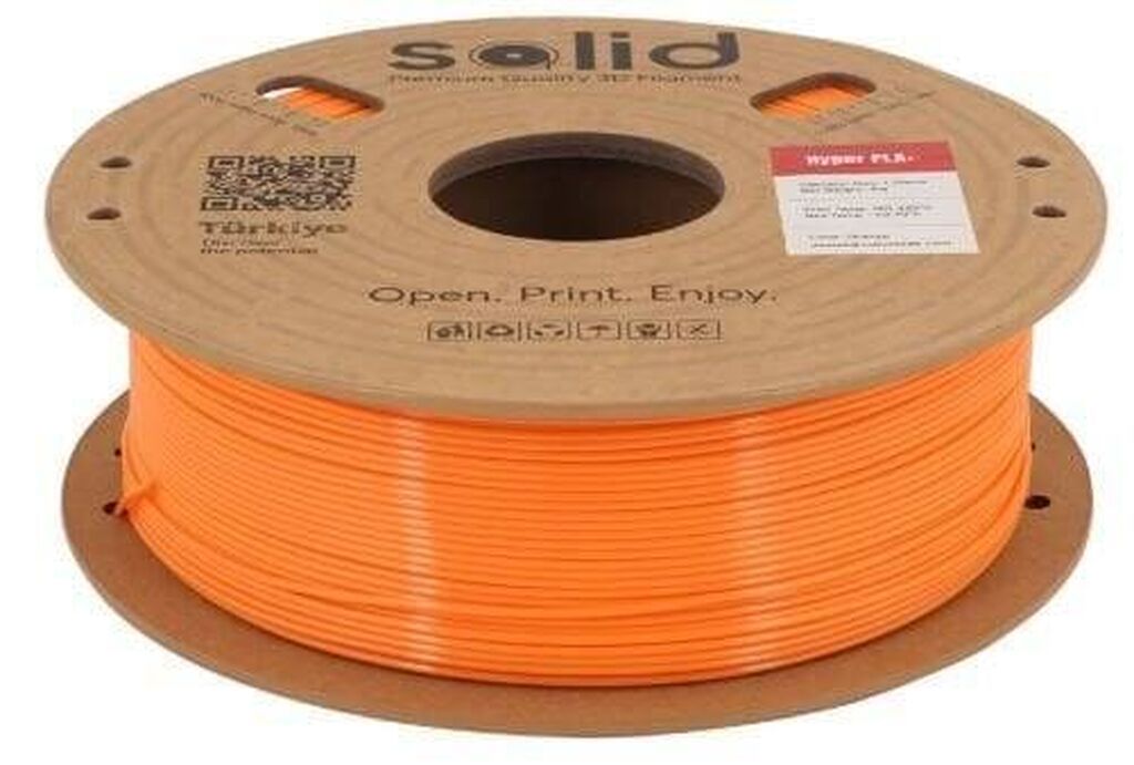 Solid Filament Hyper PLA+ – Narıncı, 1 kq Yeni nəsil, yüksək sürətli — İstehlak malları və aksesuarlar, Bakı (2)