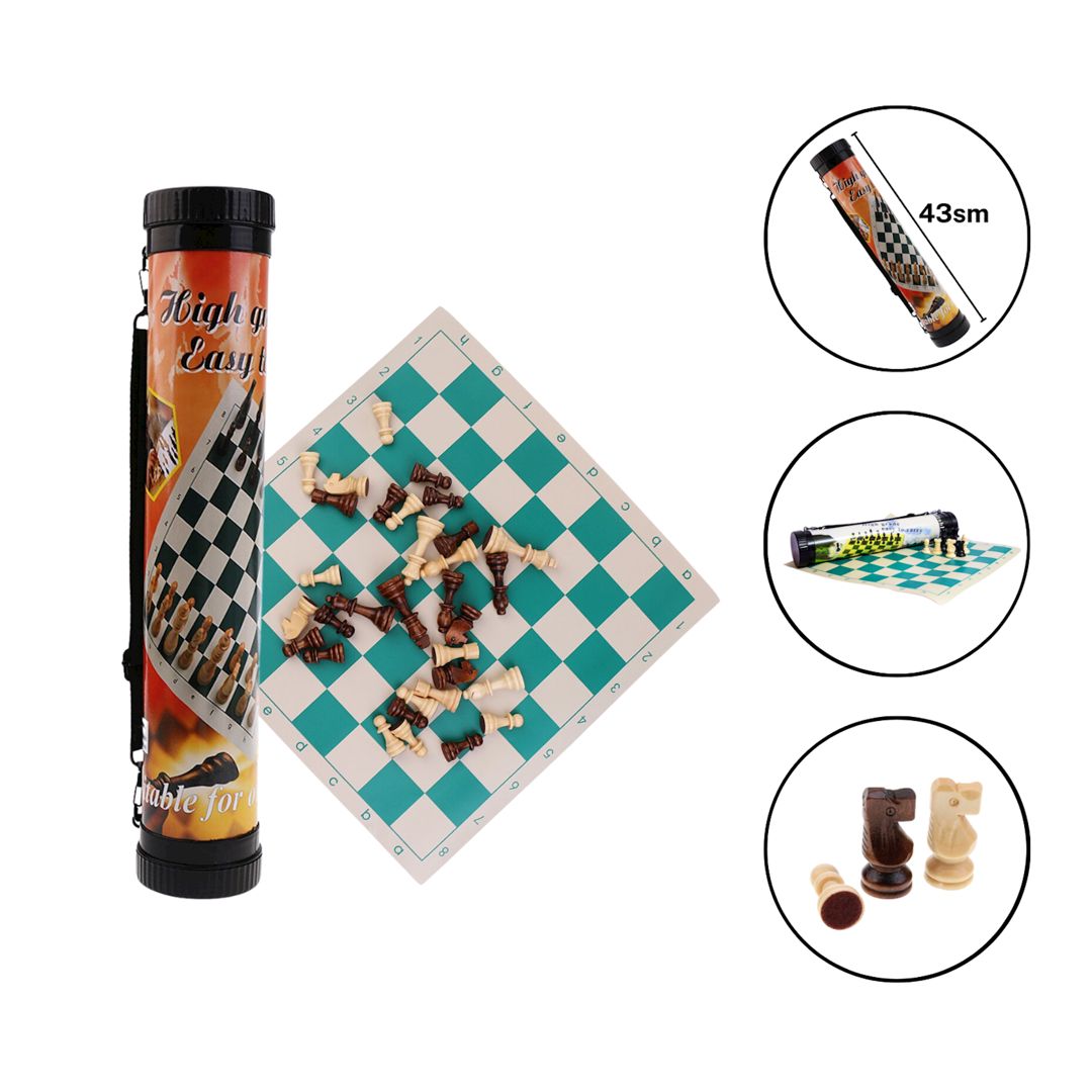 Şahmat High Quality 1708/1, plastik/PVC, 43x43x43 sm — Mallar, Bakı