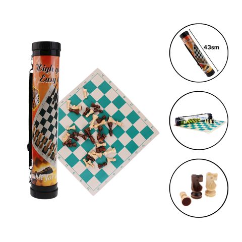 Şahmat High Quality 1708/1, plastik/PVC, 43x43x43 sm — Bakı