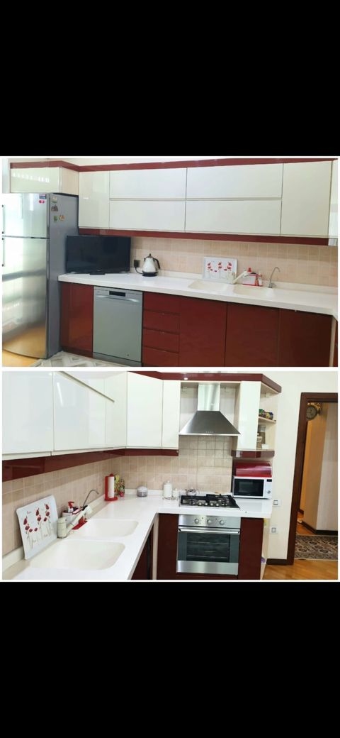 Metbex 650₼. Ölçü 3.40x.190 Boyali material,üzəri mərmər, 4 gozlu qaz — Bakı