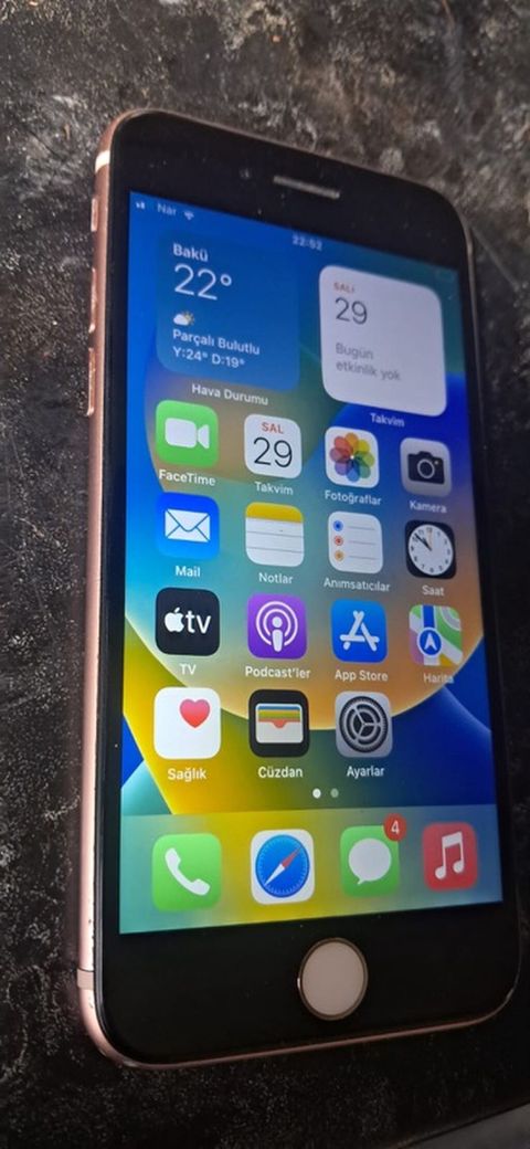 IPhone 8, 64 GB, Ağ, Barmaq izi — Bakı