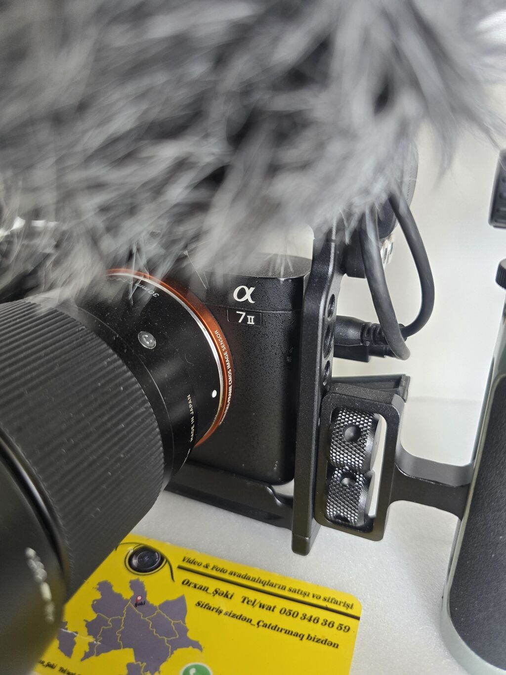 Sony Alpha a7 II foto-video çəkiliş üçün Tam kamplekt. Şəkildə nə — Fotoaparat, Şəki (2)