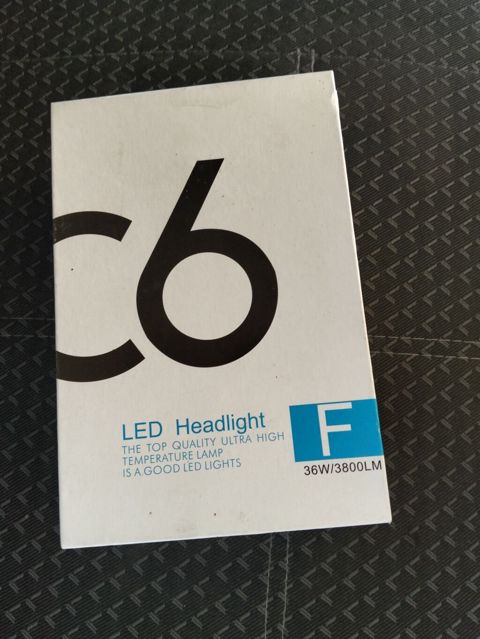 C6 LED Headlight far lampası dəsti.H4 dü pərlidi,ideal vəziyyətdədir — Şirvan
