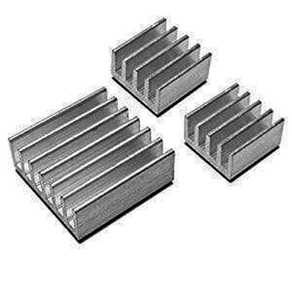 Alüminium Mini Soyuducu Dəsti – Heat Sink (Raspberry Pi və digər mini — Soyutucular və soyutma sistemləri, Bakı (2)