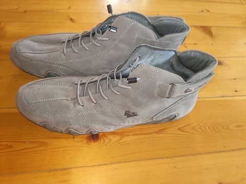 Ldeck markalı kişi idman ayaqqabısı - Rəng: boz (suede effekti olan — Qobu