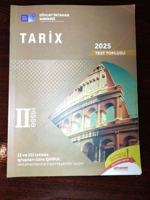 Məhsul: “Tarix 2025 – Test Toplusu”, II hissə — Bakı