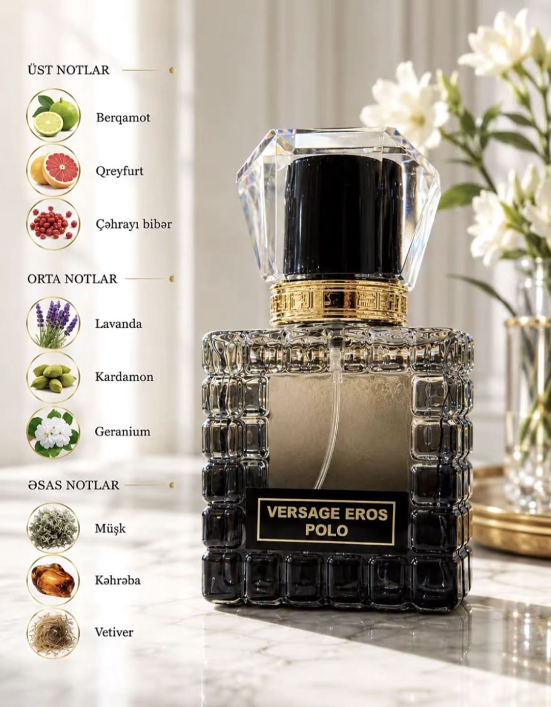 Versage Eros Polo kişilər üçün ətir yağı 30 ml — Mallar, Bakı