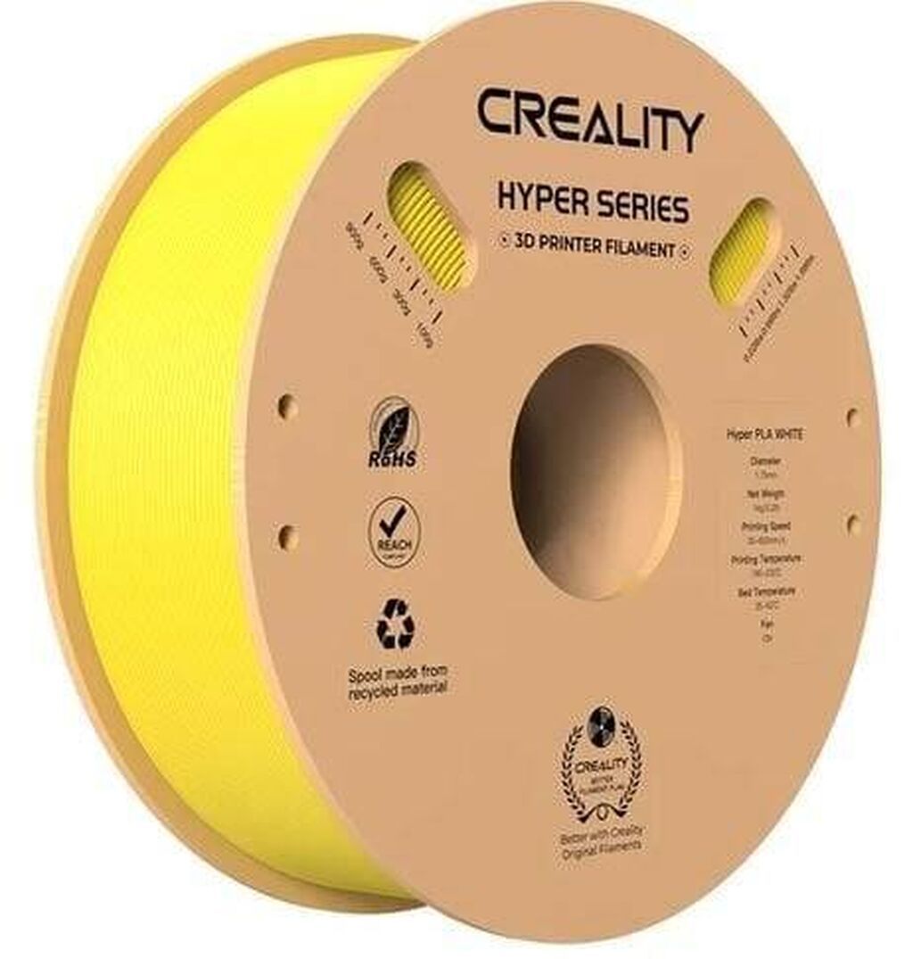Creality Hyper PLA Filament – Sarı, 1 kq Creality firmasının Hyper — İstehlak malları və aksesuarlar, Bakı (2)