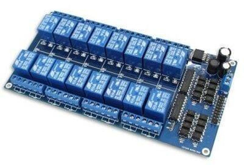 16 kanallı 12V Rele Kartı – 16 Way 12V Relay Module - 16 çıxışlı rele — Avtomobil elektrikası, Bakı