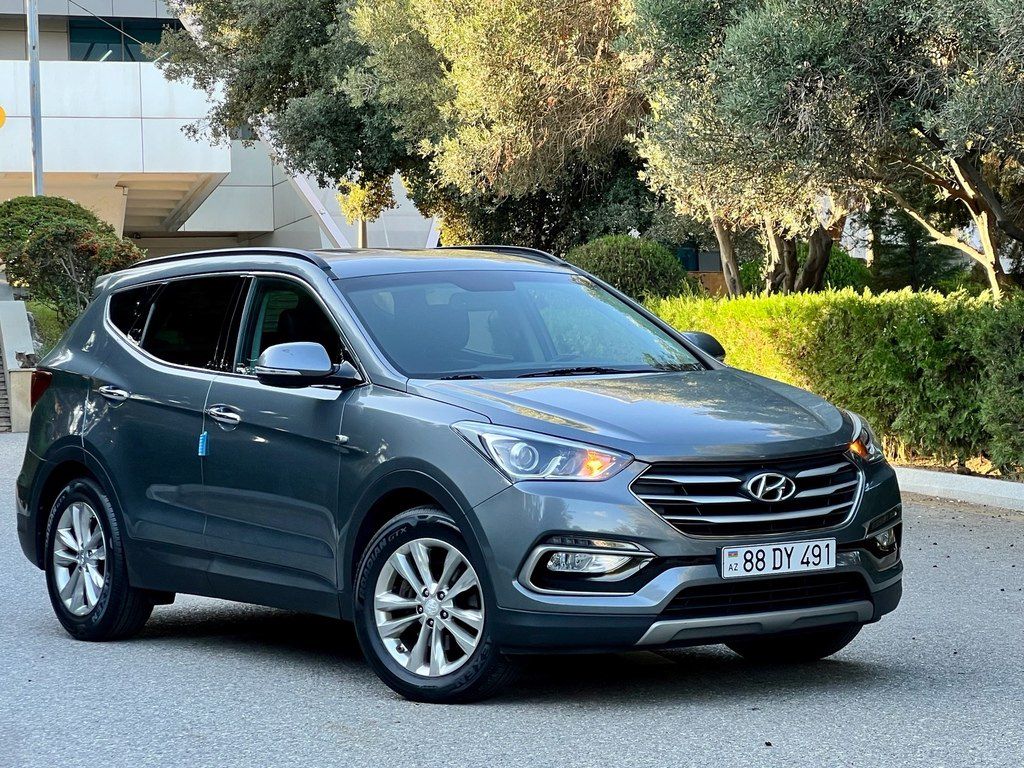 Hyundai Santa Fe, 2.0 L, 2016 il, 181 000 km 88-DY-491 — Avtomobillər, Bakı (2)