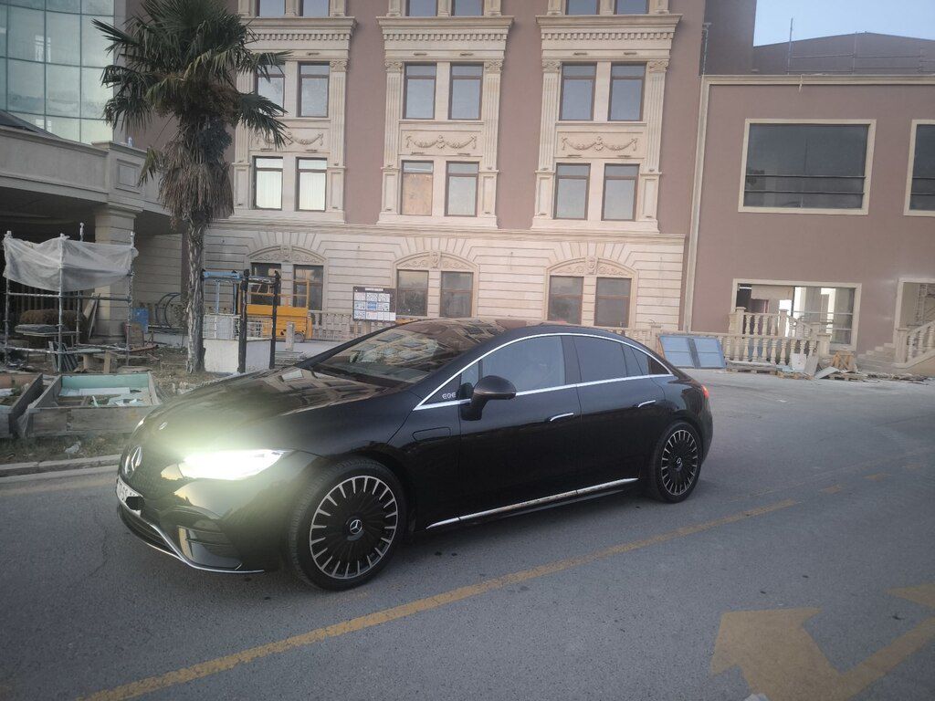 Mercedes EQE 350, 96 kWh, 2022 il, 72 000 km — Avtomobillər, Bakı (3)