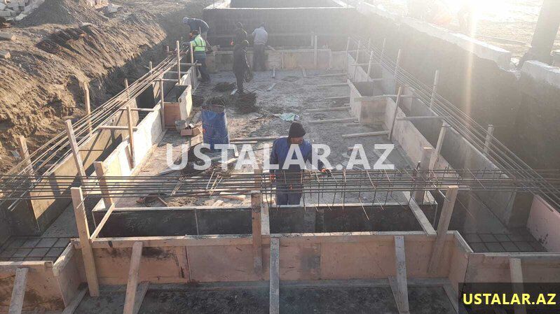 Beton, manalit işləri — Tikinti xidmətləri, Bakı (6)