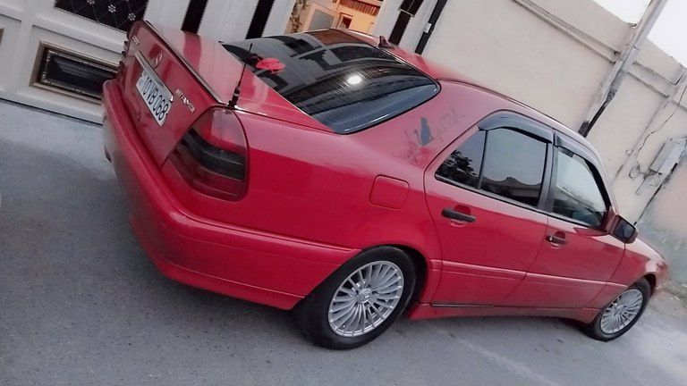 Mercedes C 200, 2.0 L, 1994 il, 422 488 km 10-VB-068 — Avtomobillər, Mingəçevir (3)