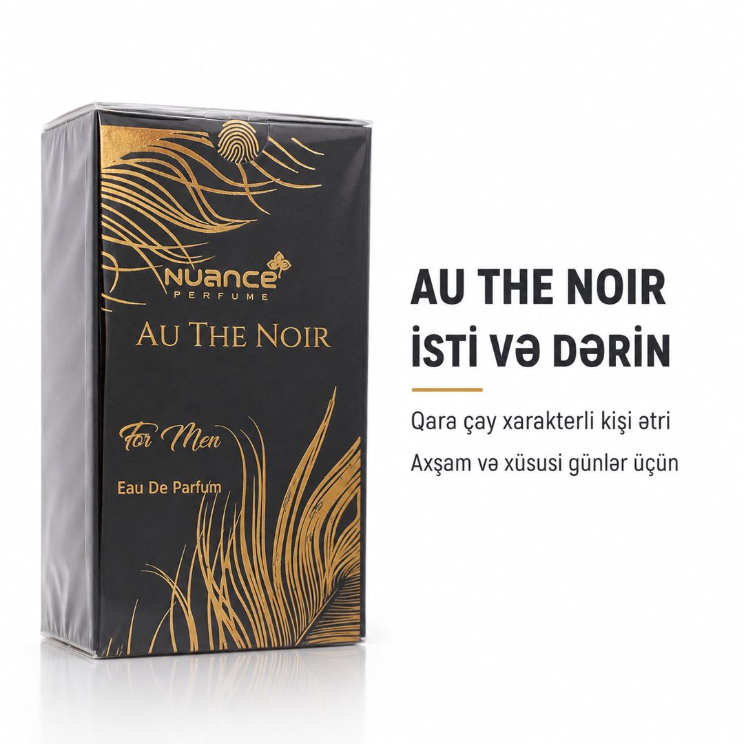 Nuance Perfume Au The Noir ətir suyu kişilər üçün 50 ml — Mallar, Bakı