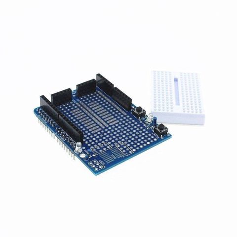 Arduino Uno R3 ProtoShield + Mini Breadboard Arduino Uno Proto — Bakı