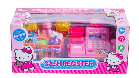 Oyun dəsti Hello Kitty K10202503 Uşaq üçün kassa aparatı 37x17 sm, 3 yaş — Bakı