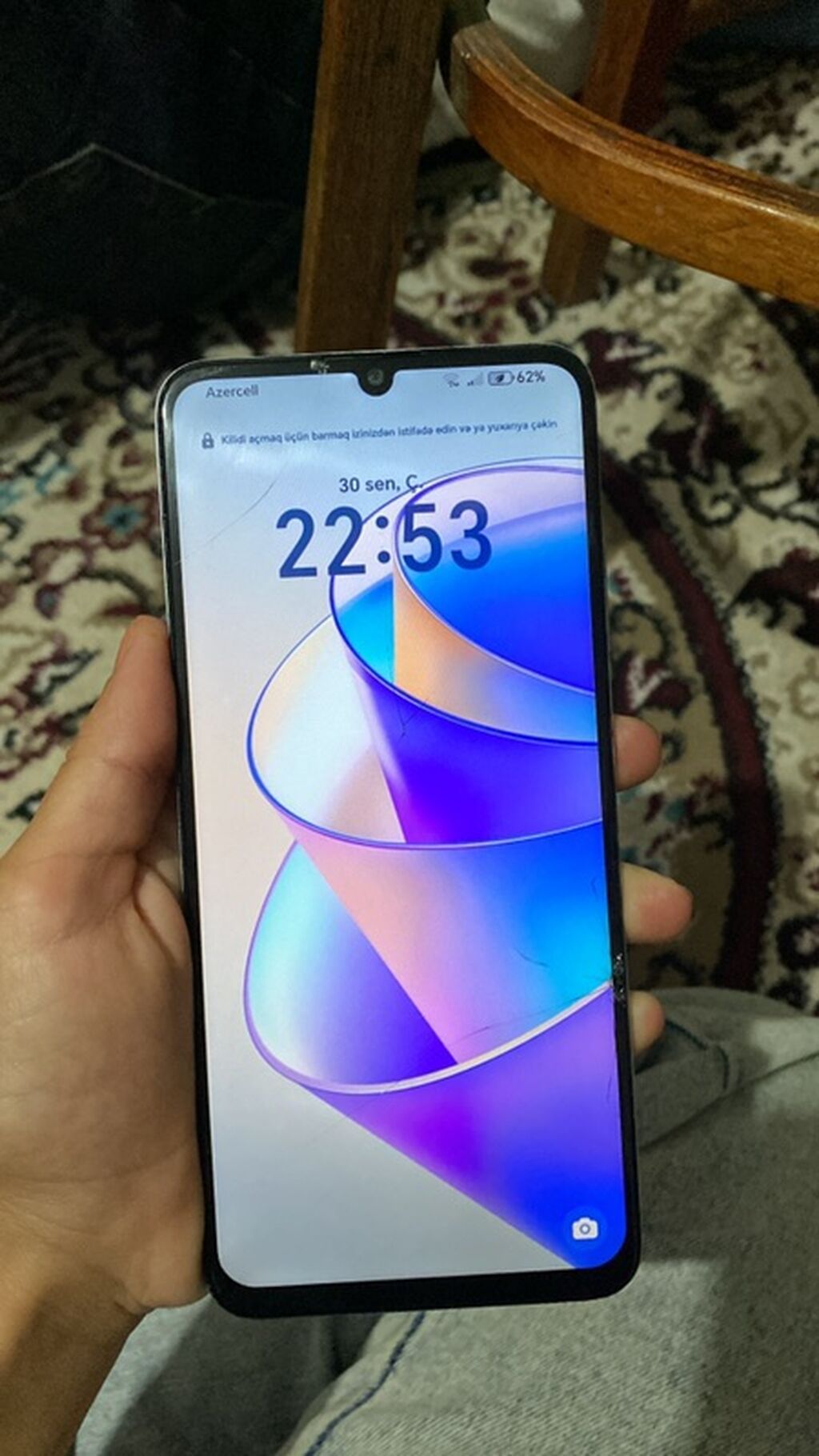 Honor X7a, 128 GB, rəng - Gümüşü, Barmaq izi — Honor, Şirvan (3)