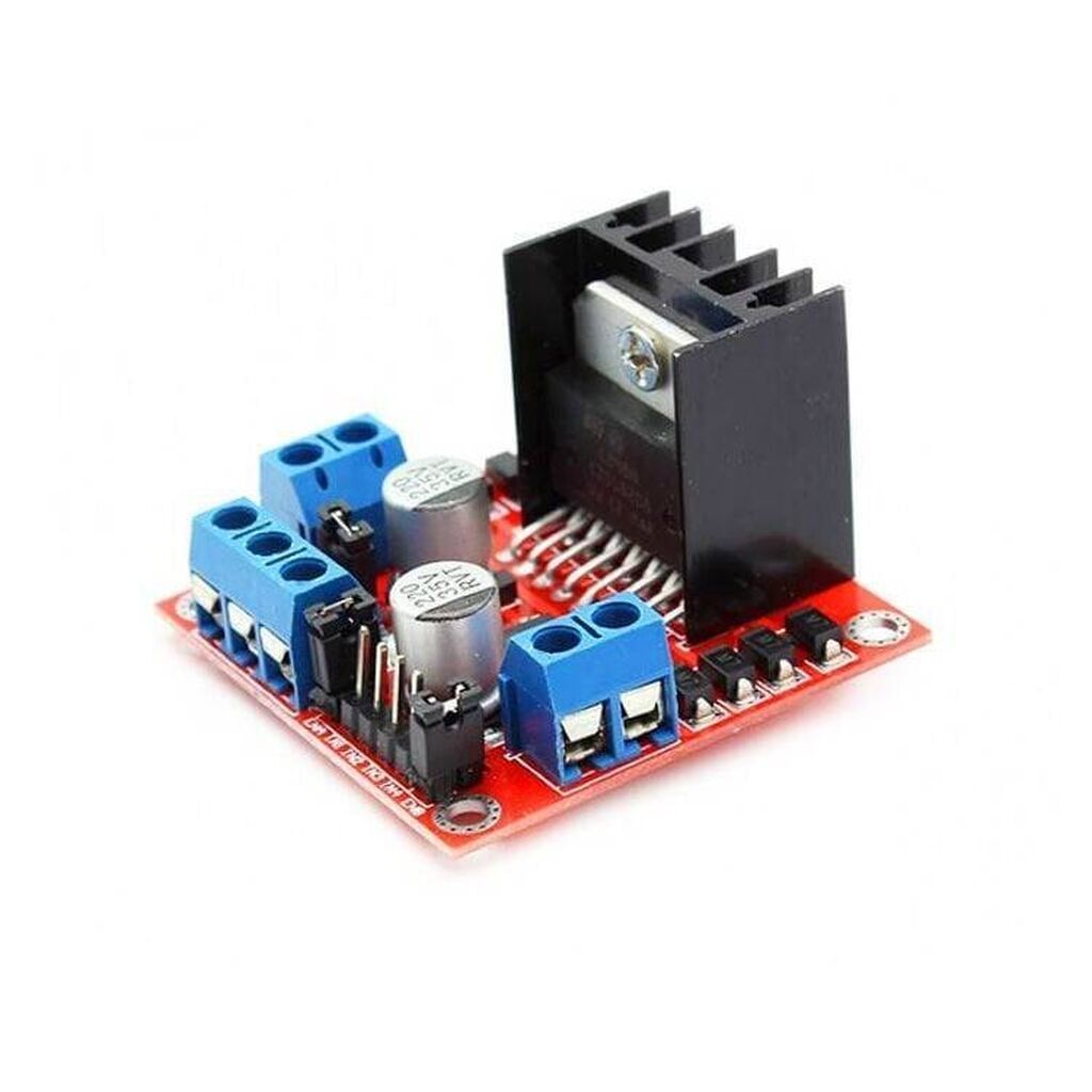 L298N Cüt Motor Sürücü Kartı L298N əsaslı cüt motor sürücü kartı — Noutbuk ehtiyat hissələri, Bakı (2)