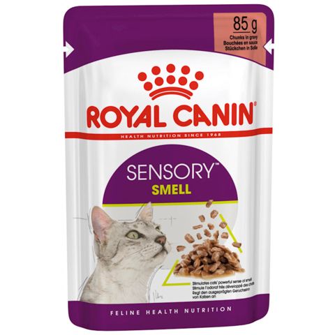 Nəm yem Royal Canin Sensory Smell yetkin pişiklər üçün, qoxu reseptorlarını stimullaşdırır 85 q — Bakı