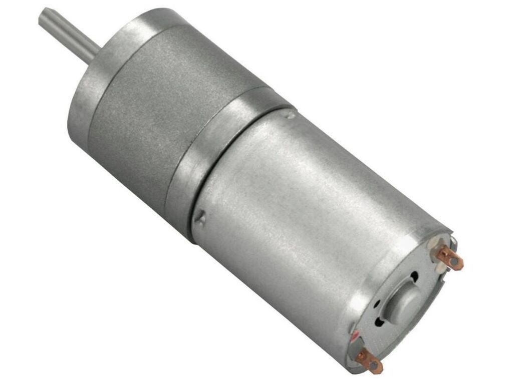 12V 90 RPM 25 mm Reduktorlu DC Motor Robot layihələri ilə yanaşı — Transmissiya, Bakı (3)