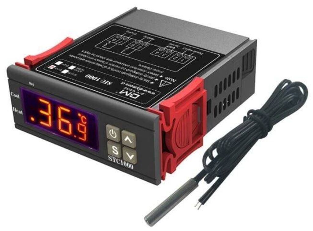 STC-1000 110-220V 10A LCD Ekranlı Temperatur Kontrol Modulu — Soyutma sistemi, Bakı (3)