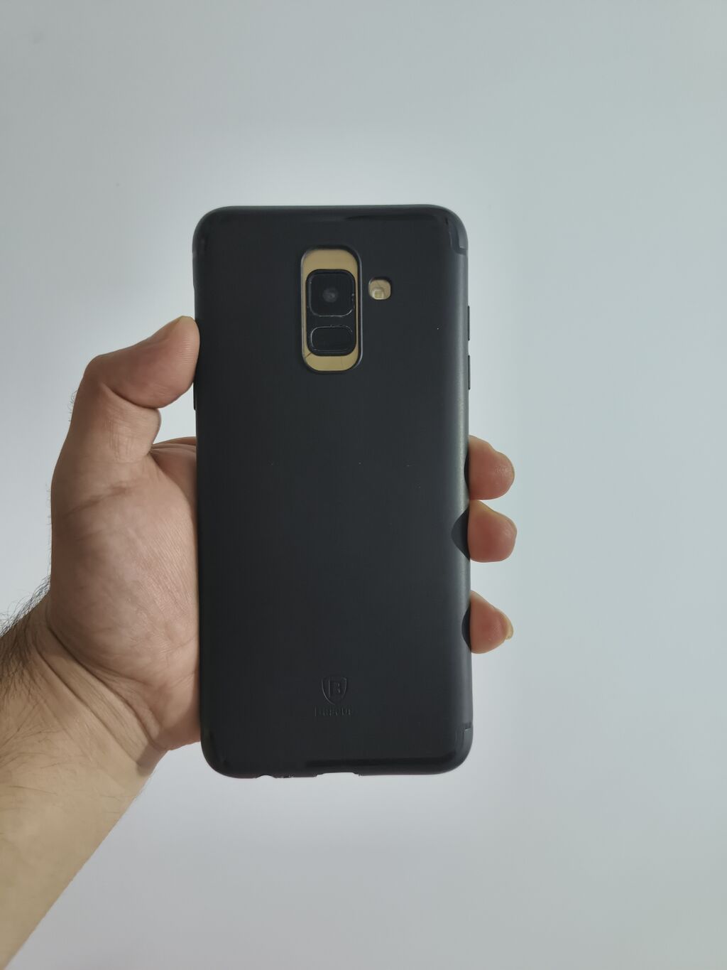 Samsung Galaxy A8 Plus, 64 GB, rəng - Qızılı, Zəmanət, Sensor, Barmaq izi — Samsung, Digah (3)