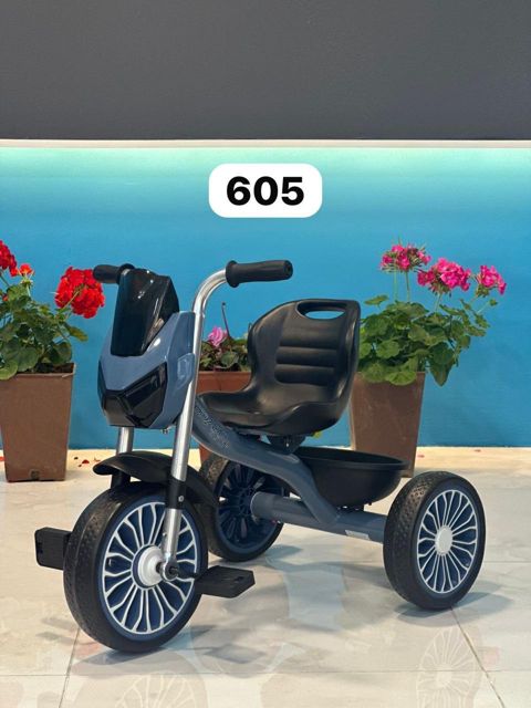 Uşaq üçün üçtəkərli velosiped km-01 605, tünd boz — Bakı