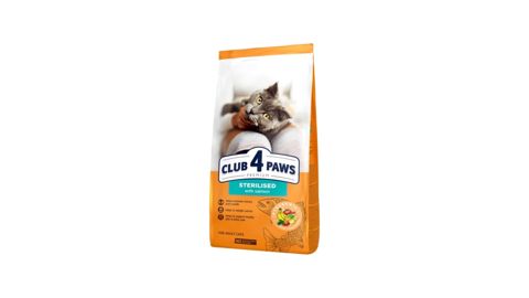 Quru yem pişiklər üçün Club 4 Paws with Salmon 1 kq — Bakı