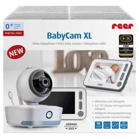 Videodayə Reer BabyCam XL, ağ/boz — Bakı