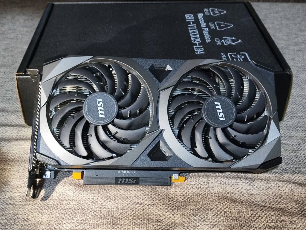 Videokart NVidia GeForce RTX 3050, 8 GB, İşlənmiş — Qrafik kartlar, Bakı (5)