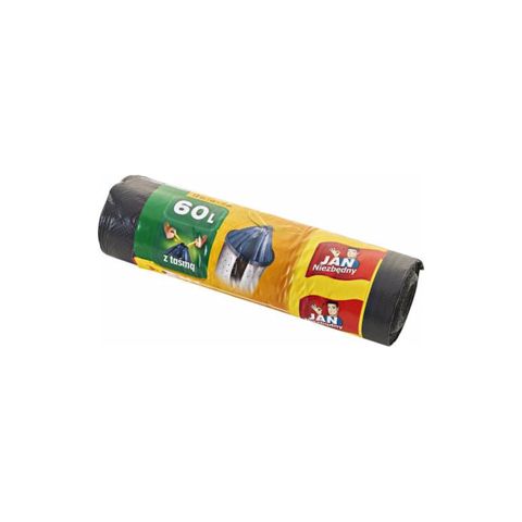 Çəkmə lentli zibil torbası Jan Classic HD, 60 l, 12 əd — Bakı